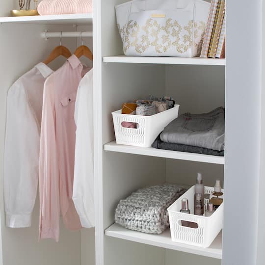 Simplify Slide 2 Stack It Small Storage Tote Baskets, 2ct.